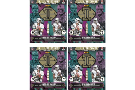 2020 Panini Illusions Football Mega Box 4x Lot
